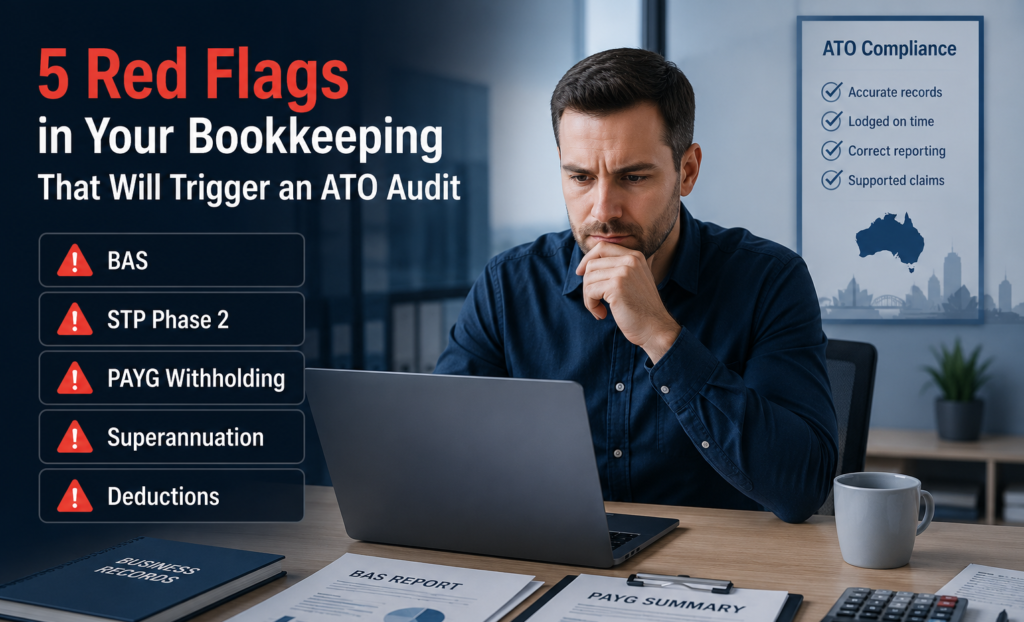 5 Red Flags in Your Bookkeeping That Will Trigger an ATO Audit